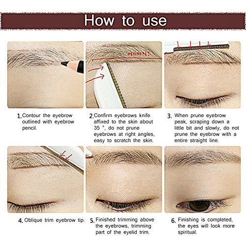 Eyebrow Trimmers, 3pcs Eyebrow Shaper Razors Shavers Shaving Grooming Trimmers - Thumbnail 4