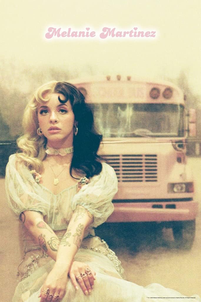 Wall Décor - Melanie Martinez Pink School Bus Crybaby Detention K12 Album Music Songs Merch Merchandise Photo Photograph Cover Cool Wall Decor Art Print Poster 12x18