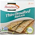 Manischewitz Passover Matzo Thin Unsalted, 9 Ounce, Kosher for Passover (Pack of 1)