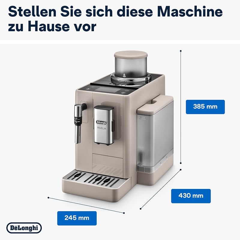 Rivelia - Kaffeevollautomat 8 Getränke Beige