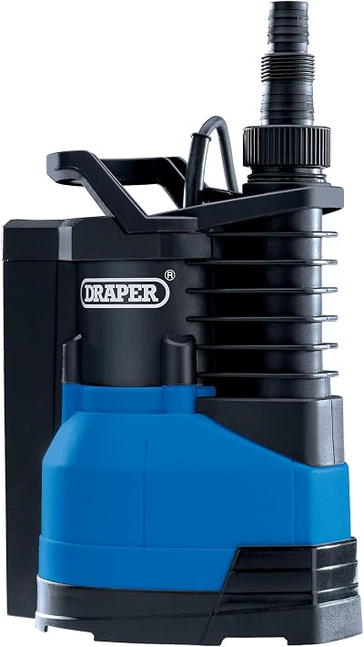 Draper 400W Portable Submersible Water Pump 9000 l/h with Float Switch