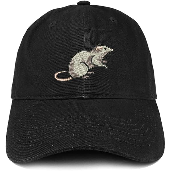 The Goozler Rat Fucker - Retro Style Trucker Hat, Black, OSFA at