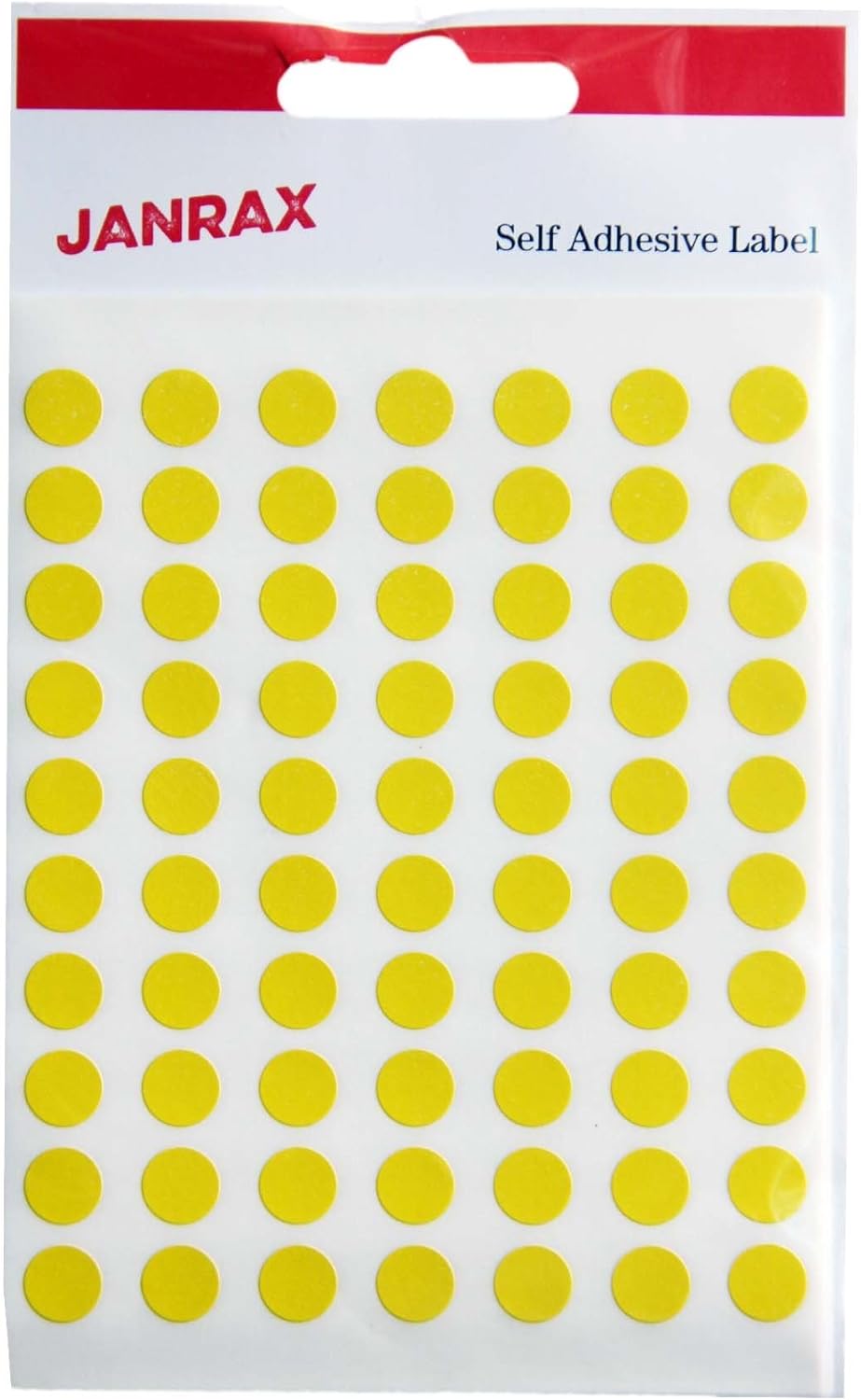 Pack of 560 Self Adhesive Yellow 8mm Round Labels Stickers Amazon.co