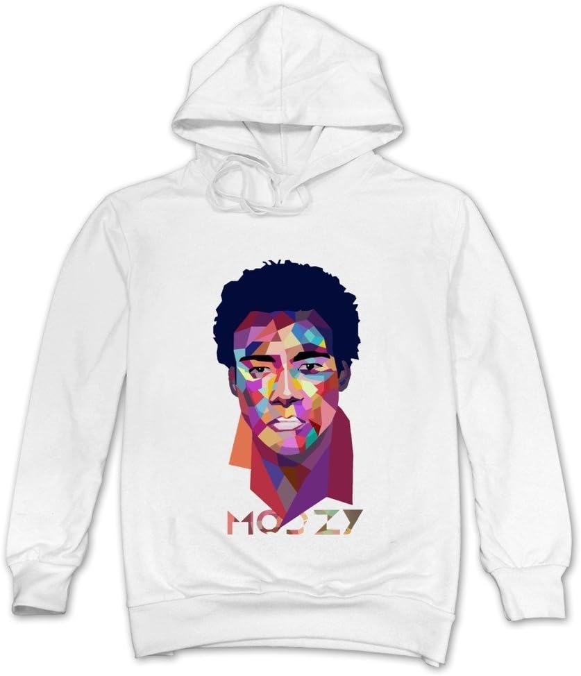 STAYUR HX-Kingdom Men's Hoodies-Childish Gambino Portrait Black