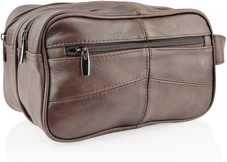Double Pocket Wash Bag Carry Handle