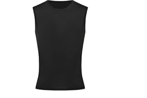 Runceptual Youth Boys Compression Sleeveless Shirt Undershirts Workout Base Layer Vest Quick Dry Soccer Shirts
