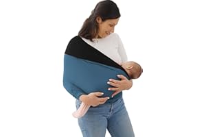 Kloovete Baby Wrap Carrier, Reversible Bonding Comforter, Soft & Stretchy Baby and Infant Sling, Perfect Baby Carrier Wrap Sling for Newborn and Infant up to 35 lbs.
