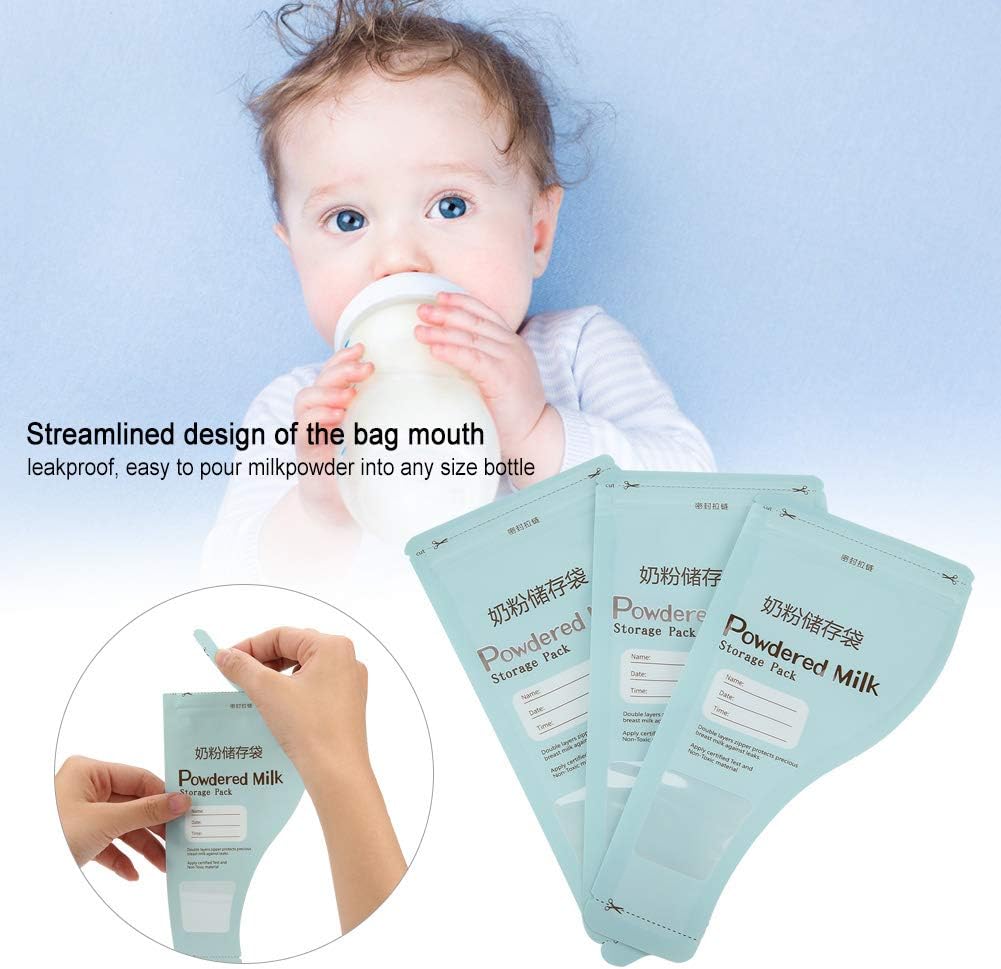 TOPINCN Disposable Milk Powder Bags Portable Pp Sealing Moisture-Proof Sterilized formula Storage Pouch Bag for Daily Care & Travel 30Pcs/Set - Image 5