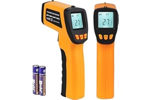 Infrared Thermometer,V·RESOURCING Non-Contact Laser Digital Temperature Gun -50 to 420°C(-58 to 788°F), LCD Display with Backlight Infrared Thermometer for Laboratory,Kitchen,Factory Industry Use