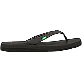 Sanuk Women's Yoga Serenity | Yoga Mat Footbed | Flip Flops for Women | Yoga Sandals For Women