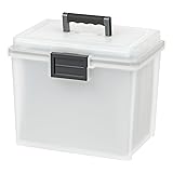 IRIS USA File Box WeatherPro Portable File