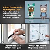 Flintronic 5m Magnetic Tape Self Adhesive 10mm Strips for Windows Doors view 6