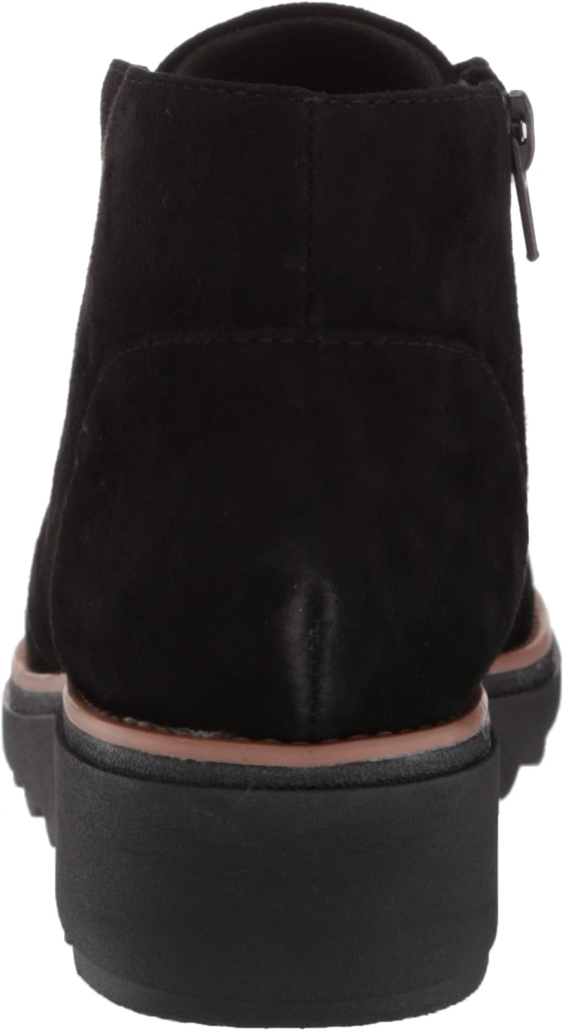 clarks sharon hop black suede