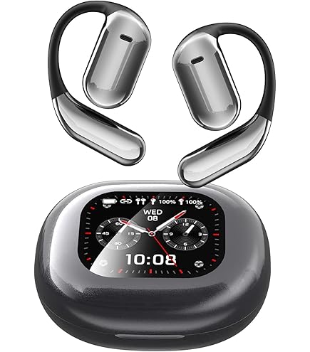 BEAR db EARページ no.1 Amazon.com: BUABMEQ Open Clip Ear Bone Conduction Headphones