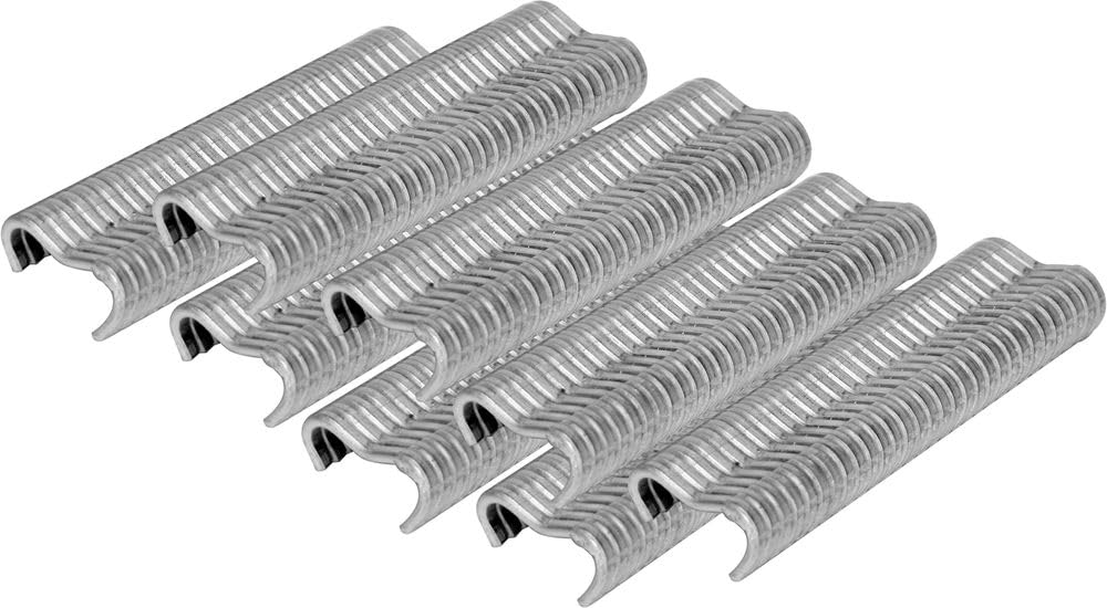 VOREL 600 Pcs Silver Wire Clips Type E for Wire Fences and Wire Mesh