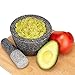 Avocat Granite Mortar And Pestle - Crush, Grind, Mix, and Powder
