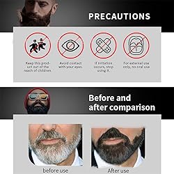 Guys Natural Darkening Beard Shampoo, Beard
