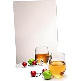 iCAGY Acrylic Mirror for Wall Kids Adults Bedroom Door Closet | Shatterproof, Self-Adhesive, Lightweight, Plastic Mirror Tile Sheet, Reflective, Safe, Plexiglass, 8x10 inch 1 Pcs