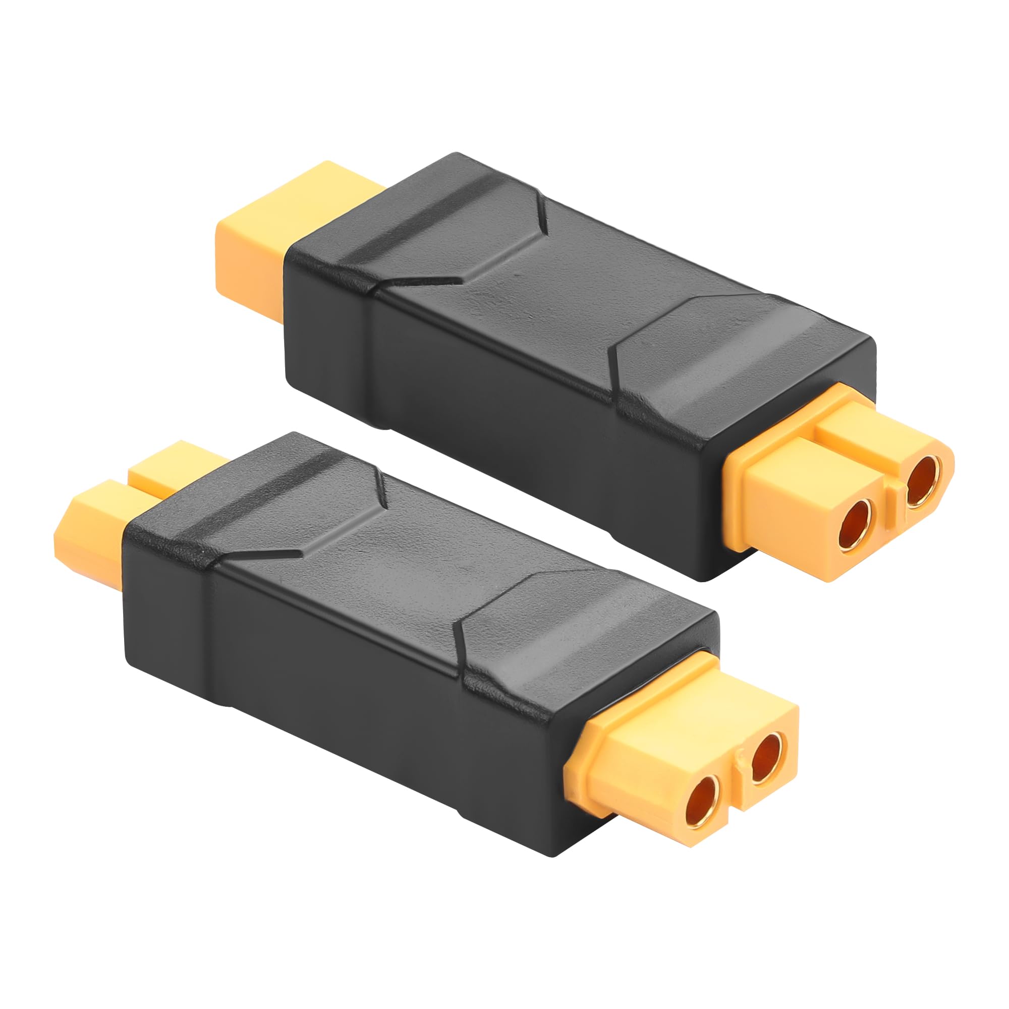 JSADZKJ XT60 Connector Adapter, Upgrated XT60 Female to Female Converter Plug,XT60 No Wire Adapter Converter for Energy Storage Power,Outdoor Power,Drone battery 2PCS (Female to Female)