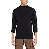 100% Merino Wool Mens Turtleneck - Midweight Long Sleeve Base Layer