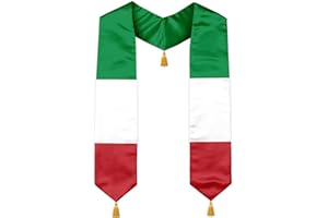 YYLXIA Class of 2026 Graduation Stole Flag Sash with Gold Tassels 72 Inch for High School College University Ceremony