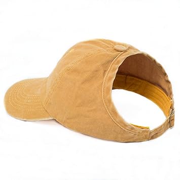 Amazon Com Beira 1 Pack Backless Ponytail Hat For Women Curl Cap