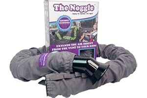 NOGGLE, 6ft - Kids Personal Air Conditioning System, Made in USA, Directs Cool Air to Children in The Backseat - Air Conditioning Vent Hose for Vehicles, Making The Back Seat Cool Again - Grey