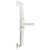 Keeney 130A-16WK 1-1/2-Inch by 16-Inch Center Outlet Continuous Waste Drain Direct Connect, White