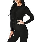 MEETYOO Thermal Underwear Set for Women, Winter Long Johns with Fleece Lined Warm Base Layer Top and Bottom Set for Skiing