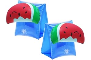 Swim Arm Floats Penta Angel 2Pcs PVC Cute Cartoon Inflatable Arm Band Flotation Sleeves Tubes Blow Up Water Rings for Little 