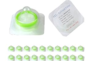Syringe Filter, Sterile, PES Membrane 0.22um Pore Size, 33mm Membrane Diameter, Individually Packed, 20/pk by Labfil
