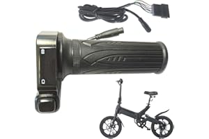 GENERIC Original 48V Throttle Display Accelerator for Jetson Haze Folding Ebike and dyu Y16 Electric Bicycle Plug and Play