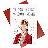 Hamilton Birthday Card,Musical Birthday Card,King George III Birthday Cards