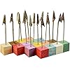 NUOLUX Note Clip Stand Photo Holder Stand Memo Clip 16pcs (Random Color)