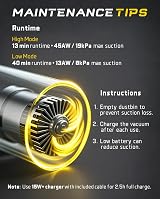Fanttik Slim V8 Apex Car Vacuum 19000Pa 2 Modes Type-C Charge 4-in-1 view 3