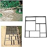 1 Pc 8/9 Grids Pathmate Stone Mold Paving Concrete Stepping Stone Mould Pavement