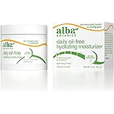 Alba Botanica Daily Oil Free Hydrating Moisturizer, with Hyaluronic Acid and Vitamin E, 3 Oz (Packaging May Vary)