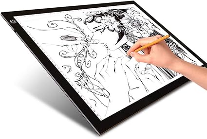 Wmarking UK A3 ultra-delgado portátil caja de luz LED ...