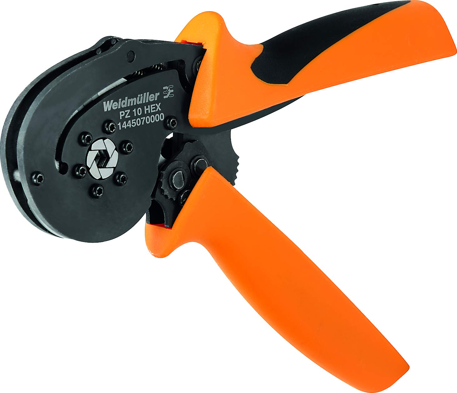 Weidmüller PZ 10 HEX Crimping Tool Black - Cable Crimper (600 g)