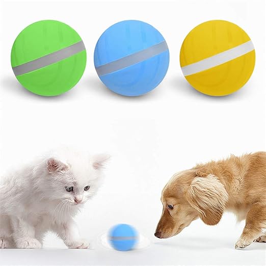 aheadad Pelota interactiva para Mascotas, Juguete para Saltar con ...