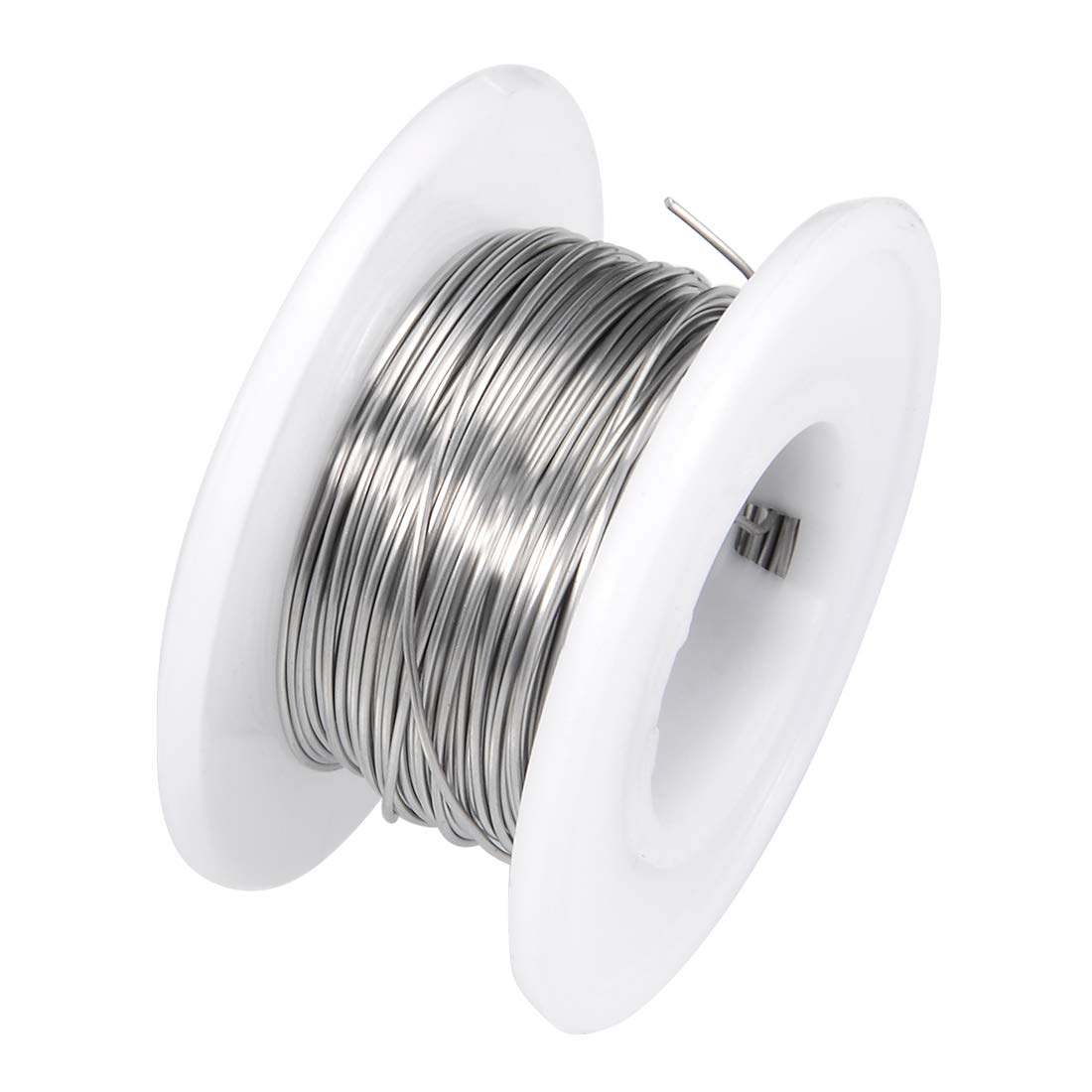 sourcing map 0.5mm 24AWG Heating Resistor Wire Wrapping Nichrome Resistance Wires for Heating Elements 33ft