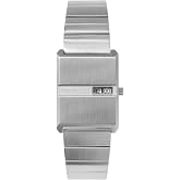 Breda Pulse Rectangular Watch, 26mm &ndash; Stainless Steel Bracelet, Japanese Quartz Movement