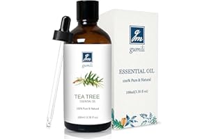 GM Gumili Tea Tree Oil – 100ml Pure Undiluted Tea Tree Oil for Diffuser, Skin, Hair, & DIY - 3.38 Fl Oz Essential Oil