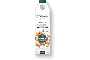 ELMHURST Unsweetened Almond Milk, 32 FZ