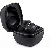 Altec Lansing - Nanobuds 3.0, Wireless Sport Earbuds with 6-Hour Battery, Waterproof IP44, Bluetooth with Charging Case, Noise Suppression Mic, Voice Assistant (Black)