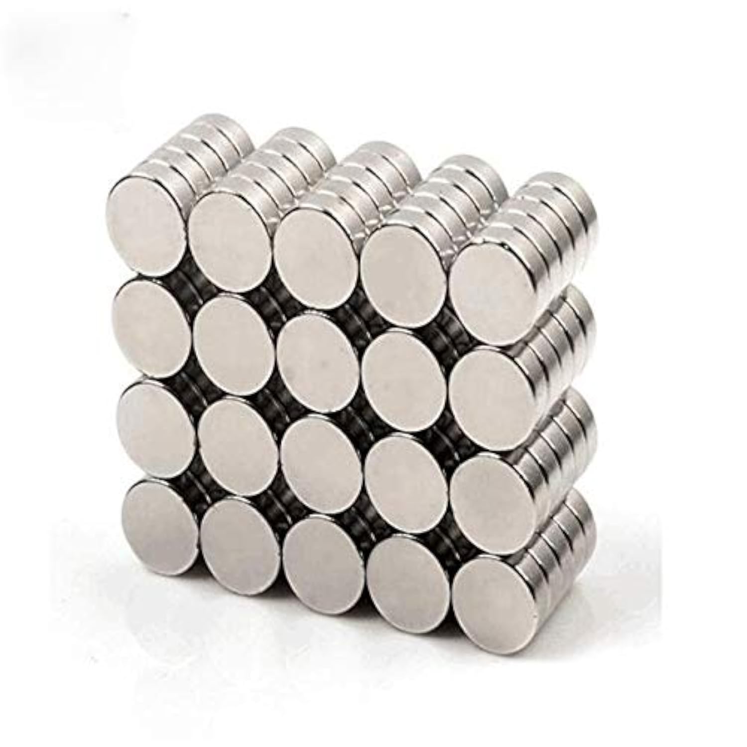 150Pieces 5x1mm Brushed nickel pawn type magnetic push pin, refrigerator magnet, office magnet, dry erase board magnetic needle, whiteboard magnet, round stainless steel magnet,5x1mm (0.2 inch)