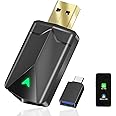 Wireless CarPlay Adapter– Android Auto Wireless Adapter, 5.8GHz Wi-Fi Plug & Play,Mini and Stable iOS 10+/Android 10+, Fast Auto-Connect for Cars 2016+ (1Pcs)