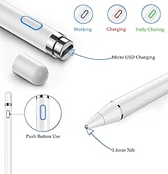 Active Stylus Pen for Touchscreen Tablet