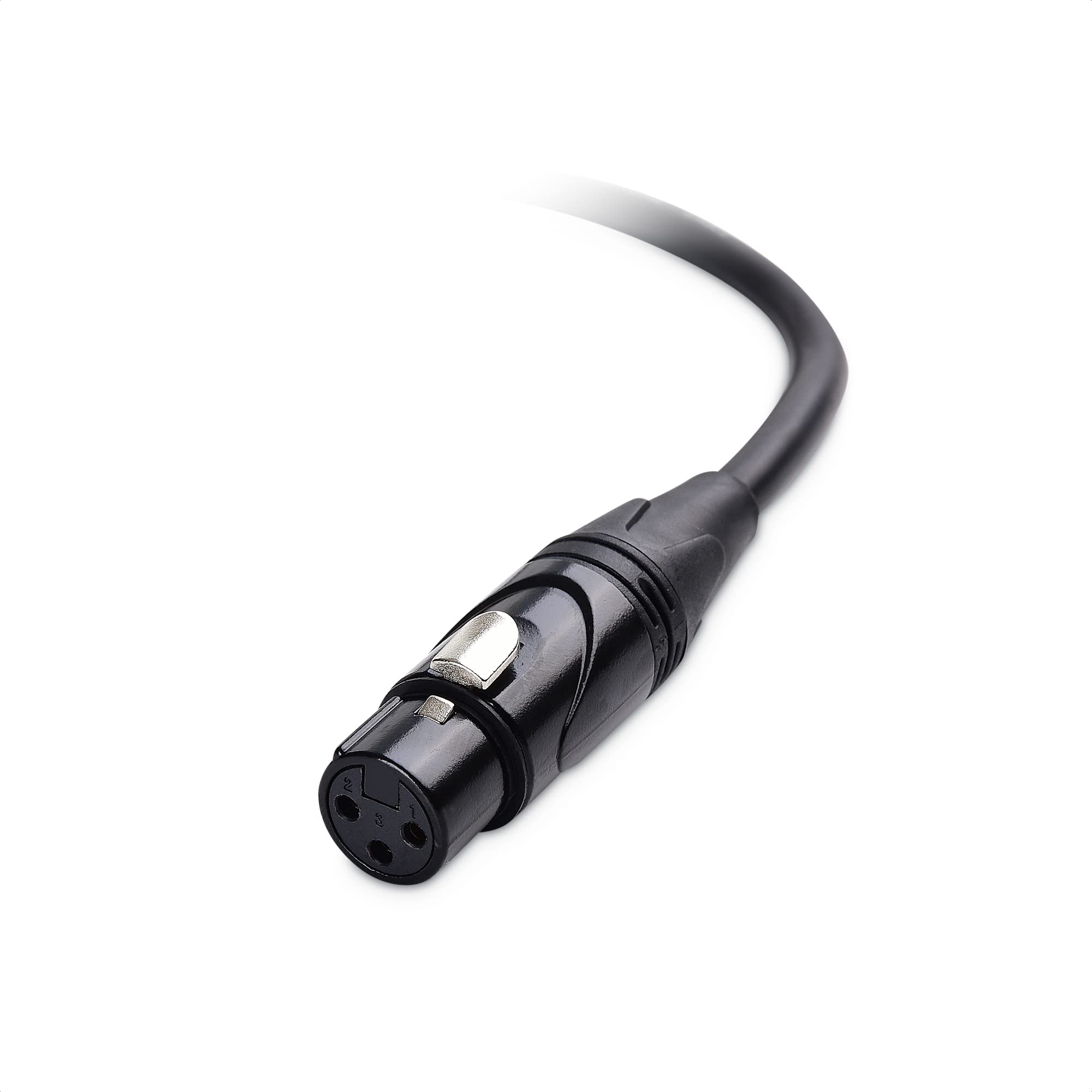 Cable Matters 2-Pack 5 Pin to 3 Pin DMX Lighting Cable - 6 Inches, 5Pin Male to 3Pin Female XLR/DMX Adapter Cable, Black