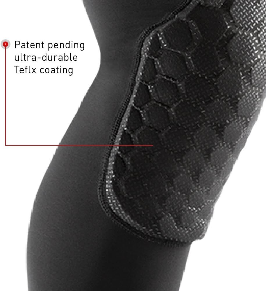 Volleyball Hex Tuf Knee/Elbow Pads: McDavid Hex Tuf Padded Compression Sleeves for Knee or Elbow for Basketball, Football and More - For Men and Women (1 Pair) : Sports & Outdoors